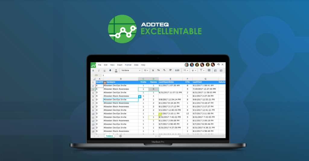 confluence excel sheets
